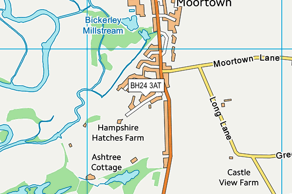 BH24 3AT map - OS VectorMap District (Ordnance Survey) BH24 3AT map - OS VectorMap District (Ordnance Survey)