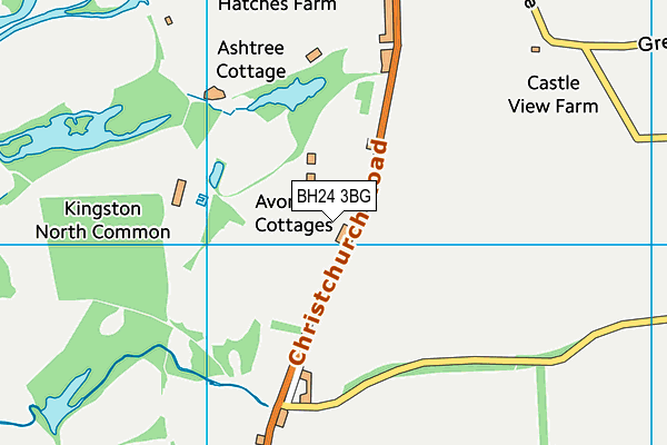BH24 3BG map - OS VectorMap District (Ordnance Survey) BH24 3BG map - OS VectorMap District (Ordnance Survey)