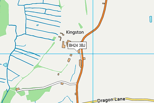 BH24 3BJ map - OS VectorMap District (Ordnance Survey) BH24 3BJ map - OS VectorMap District (Ordnance Survey)