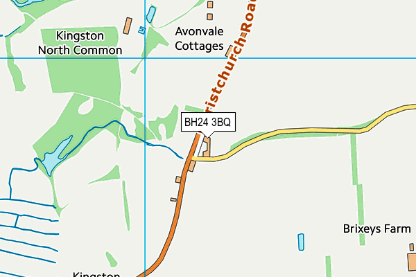 BH24 3BQ map - OS VectorMap District (Ordnance Survey) BH24 3BQ map - OS VectorMap District (Ordnance Survey)