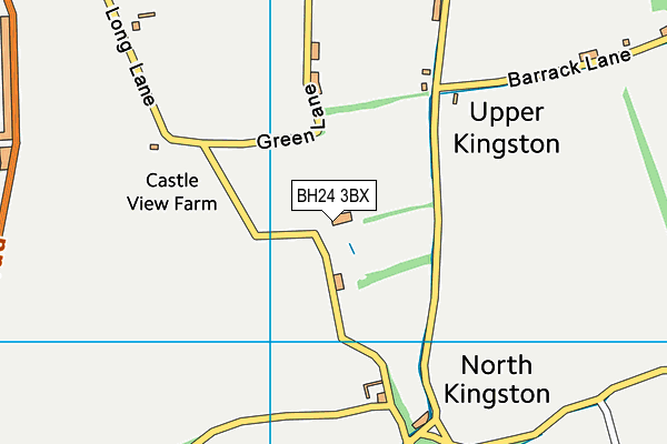 BH24 3BX map - OS VectorMap District (Ordnance Survey) BH24 3BX map - OS VectorMap District (Ordnance Survey)
