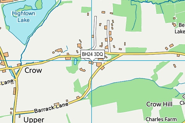 BH24 3DQ map - OS VectorMap District (Ordnance Survey) BH24 3DQ map - OS VectorMap District (Ordnance Survey)