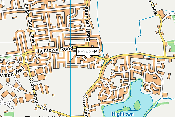 BH24 3EP map - OS VectorMap District (Ordnance Survey) BH24 3EP map - OS VectorMap District (Ordnance Survey)