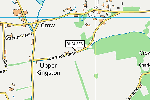 BH24 3ES map - OS VectorMap District (Ordnance Survey) BH24 3ES map - OS VectorMap District (Ordnance Survey)
