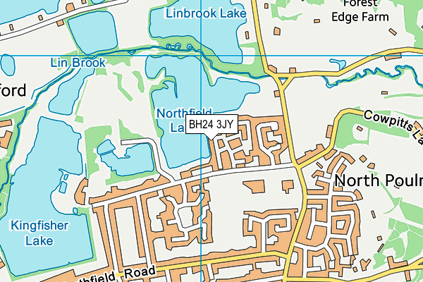 BH24 3JY map - OS VectorMap District (Ordnance Survey) BH24 3JY map - OS VectorMap District (Ordnance Survey)