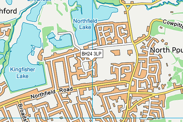 BH24 3LP map - OS VectorMap District (Ordnance Survey) BH24 3LP map - OS VectorMap District (Ordnance Survey)