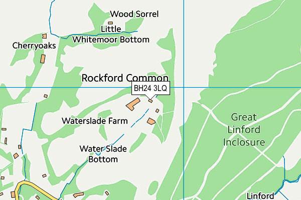 BH24 3LQ map - OS VectorMap District (Ordnance Survey) BH24 3LQ map - OS VectorMap District (Ordnance Survey)