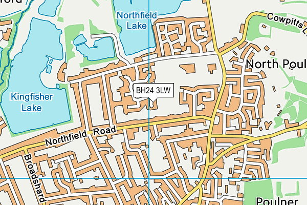 BH24 3LW map - OS VectorMap District (Ordnance Survey) BH24 3LW map - OS VectorMap District (Ordnance Survey)