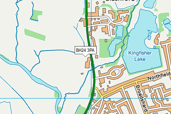 BH24 3PA map - OS VectorMap District (Ordnance Survey) BH24 3PA map - OS VectorMap District (Ordnance Survey)