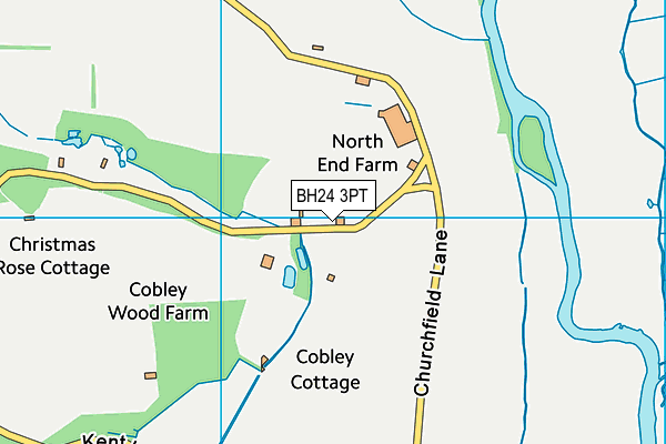 BH24 3PT map - OS VectorMap District (Ordnance Survey) BH24 3PT map - OS VectorMap District (Ordnance Survey)