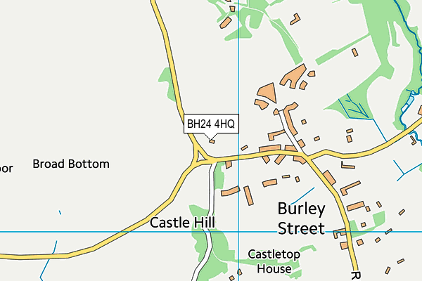 BH24 4HQ map - OS VectorMap District (Ordnance Survey)