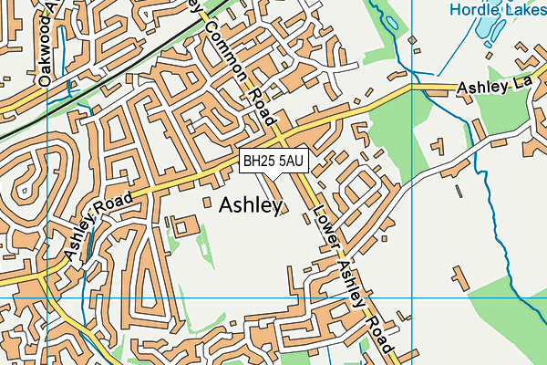 BH25 5AU map - OS VectorMap District (Ordnance Survey) BH25 5AU map - OS VectorMap District (Ordnance Survey)