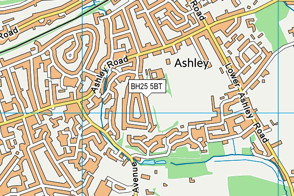 BH25 5BT map - OS VectorMap District (Ordnance Survey) BH25 5BT map - OS VectorMap District (Ordnance Survey)