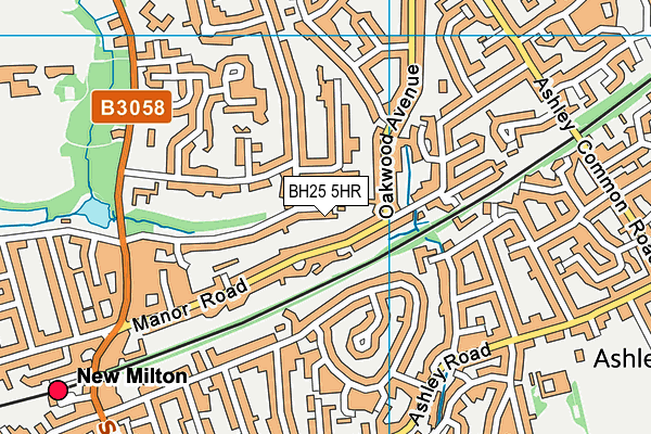 BH25 5HR map - OS VectorMap District (Ordnance Survey) BH25 5HR map - OS VectorMap District (Ordnance Survey)