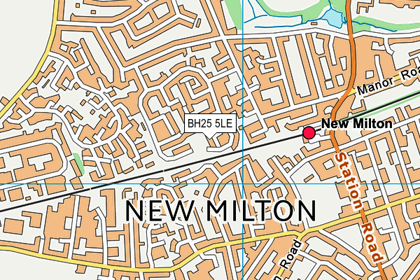 BH25 5LE map - OS VectorMap District (Ordnance Survey) BH25 5LE map - OS VectorMap District (Ordnance Survey)