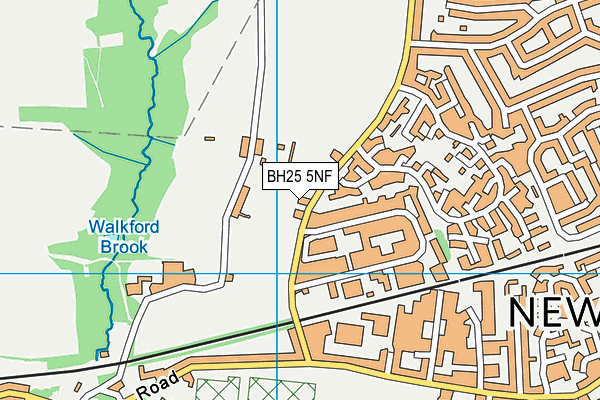 BH25 5NF map - OS VectorMap District (Ordnance Survey) BH25 5NF map - OS VectorMap District (Ordnance Survey)