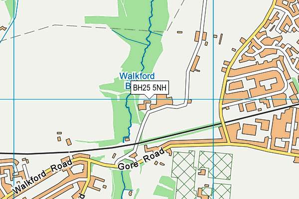 BH25 5NH map - OS VectorMap District (Ordnance Survey) BH25 5NH map - OS VectorMap District (Ordnance Survey)