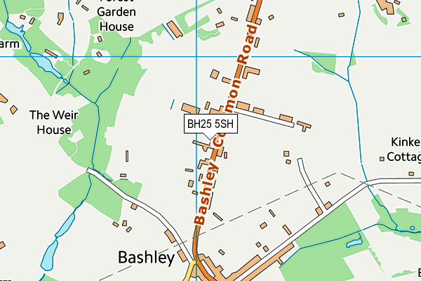BH25 5SH map - OS VectorMap District (Ordnance Survey) BH25 5SH map - OS VectorMap District (Ordnance Survey)