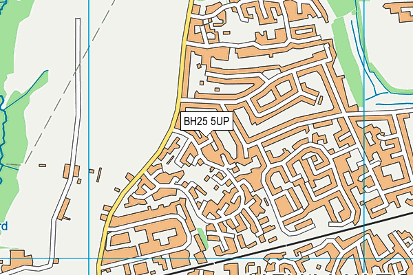 BH25 5UP map - OS VectorMap District (Ordnance Survey) BH25 5UP map - OS VectorMap District (Ordnance Survey)