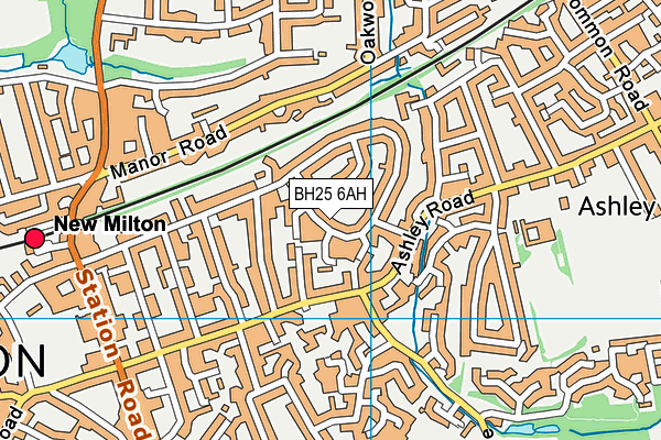 BH25 6AH map - OS VectorMap District (Ordnance Survey) BH25 6AH map - OS VectorMap District (Ordnance Survey)