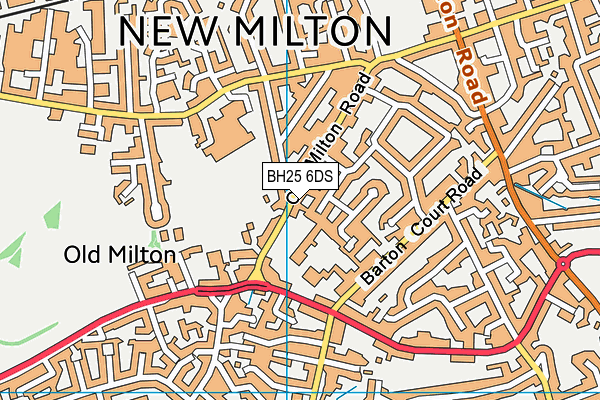 BH25 6DS map - OS VectorMap District (Ordnance Survey) BH25 6DS map - OS VectorMap District (Ordnance Survey)