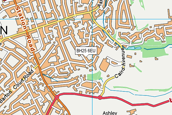 BH25 6EU map - OS VectorMap District (Ordnance Survey) BH25 6EU map - OS VectorMap District (Ordnance Survey)