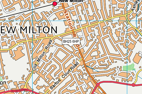 BH25 6HP map - OS VectorMap District (Ordnance Survey) BH25 6HP map - OS VectorMap District (Ordnance Survey)