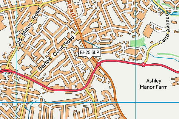 BH25 6LP map - OS VectorMap District (Ordnance Survey) BH25 6LP map - OS VectorMap District (Ordnance Survey)
