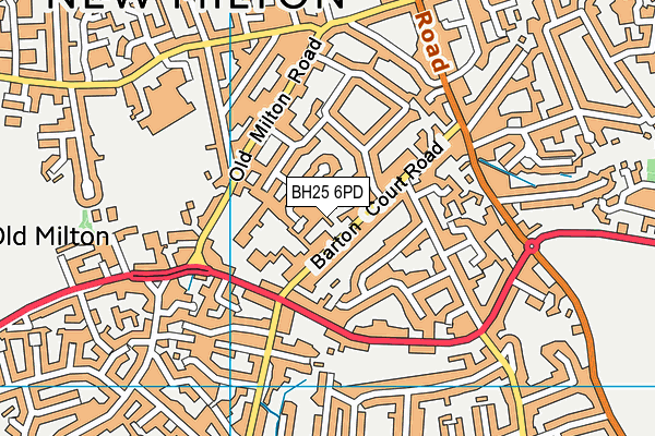 BH25 6PD map - OS VectorMap District (Ordnance Survey) BH25 6PD map - OS VectorMap District (Ordnance Survey)