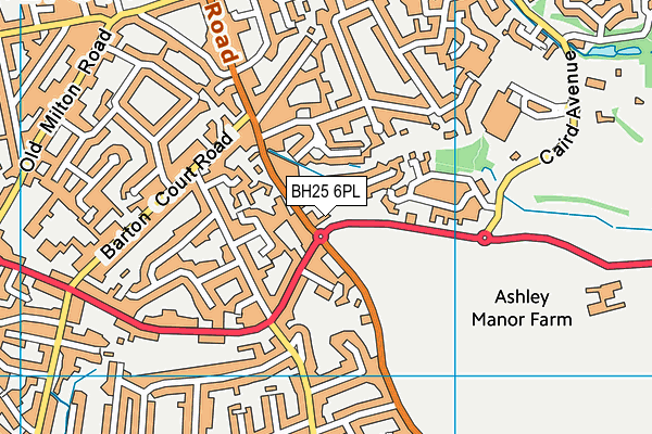 BH25 6PL map - OS VectorMap District (Ordnance Survey) BH25 6PL map - OS VectorMap District (Ordnance Survey)