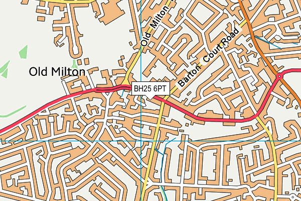 BH25 6PT map - OS VectorMap District (Ordnance Survey) BH25 6PT map - OS VectorMap District (Ordnance Survey)