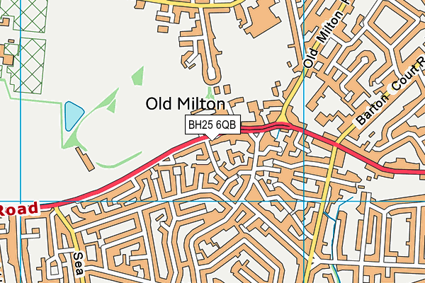 BH25 6QB map - OS VectorMap District (Ordnance Survey) BH25 6QB map - OS VectorMap District (Ordnance Survey)