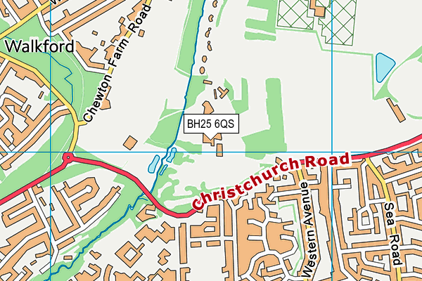 BH25 6QS map - OS VectorMap District (Ordnance Survey) BH25 6QS map - OS VectorMap District (Ordnance Survey)