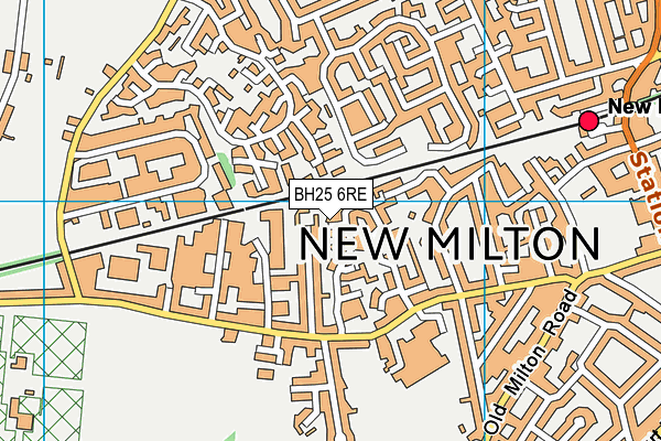 BH25 6RE map - OS VectorMap District (Ordnance Survey) BH25 6RE map - OS VectorMap District (Ordnance Survey)