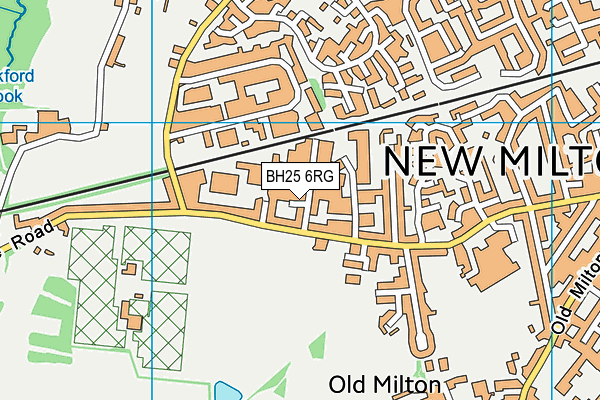 BH25 6RG map - OS VectorMap District (Ordnance Survey) BH25 6RG map - OS VectorMap District (Ordnance Survey)