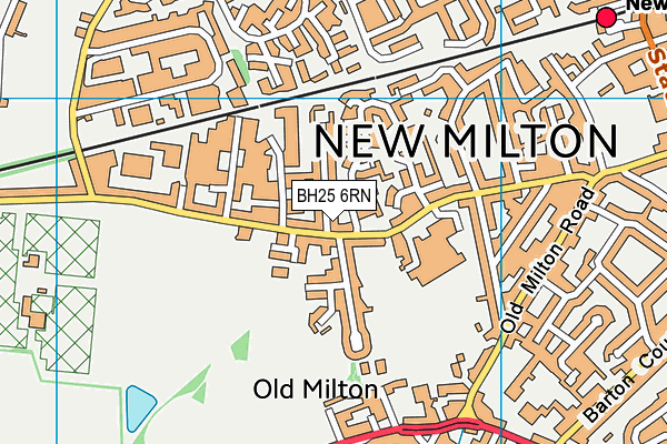 BH25 6RN map - OS VectorMap District (Ordnance Survey) BH25 6RN map - OS VectorMap District (Ordnance Survey)