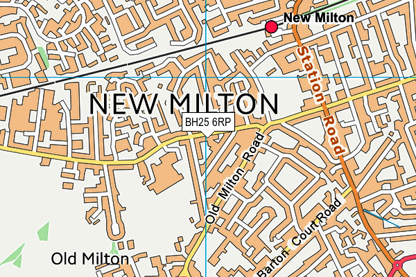 BH25 6RP map - OS VectorMap District (Ordnance Survey) BH25 6RP map - OS VectorMap District (Ordnance Survey)