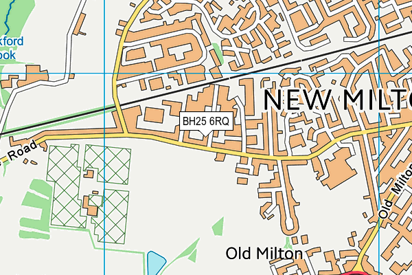 BH25 6RQ map - OS VectorMap District (Ordnance Survey) BH25 6RQ map - OS VectorMap District (Ordnance Survey)