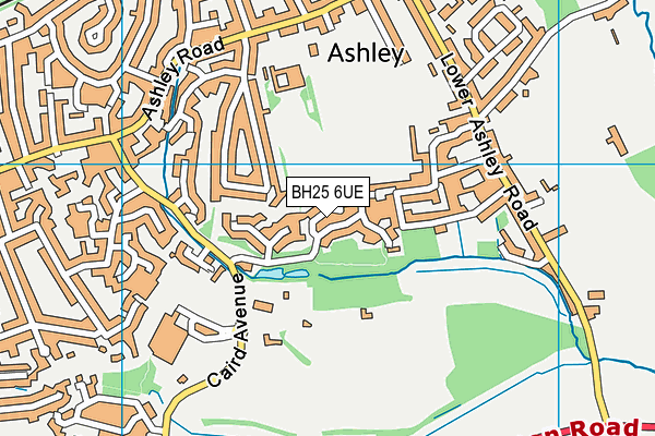 BH25 6UE map - OS VectorMap District (Ordnance Survey) BH25 6UE map - OS VectorMap District (Ordnance Survey)