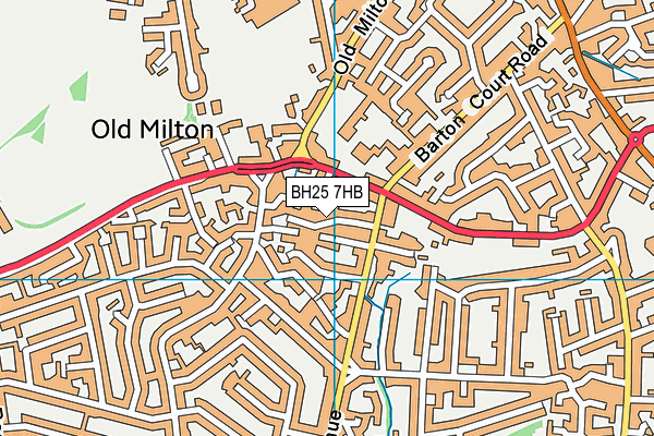 BH25 7HB map - OS VectorMap District (Ordnance Survey) BH25 7HB map - OS VectorMap District (Ordnance Survey)