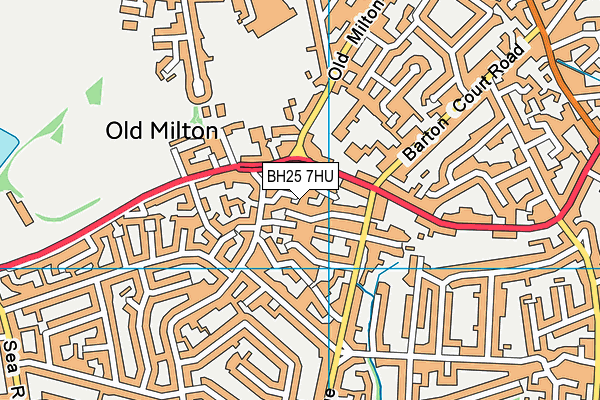 BH25 7HU map - OS VectorMap District (Ordnance Survey) BH25 7HU map - OS VectorMap District (Ordnance Survey)