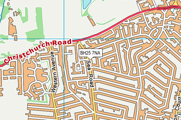 BH25 7NA map - OS VectorMap District (Ordnance Survey) BH25 7NA map - OS VectorMap District (Ordnance Survey)