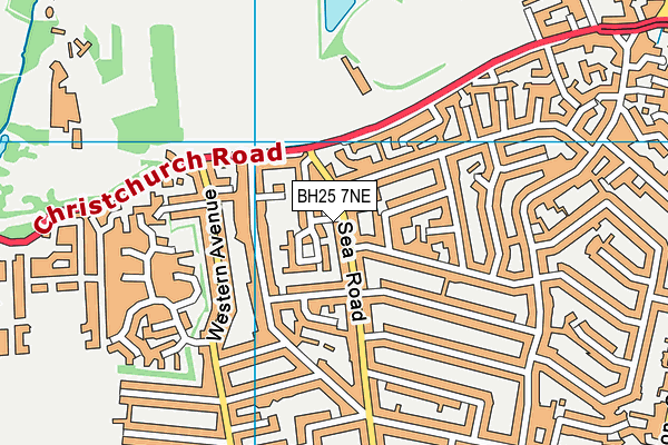 BH25 7NE map - OS VectorMap District (Ordnance Survey) BH25 7NE map - OS VectorMap District (Ordnance Survey)