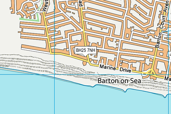BH25 7NH map - OS VectorMap District (Ordnance Survey) BH25 7NH map - OS VectorMap District (Ordnance Survey)