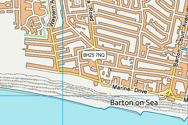 BH25 7NQ map - OS VectorMap District (Ordnance Survey) BH25 7NQ map - OS VectorMap District (Ordnance Survey)