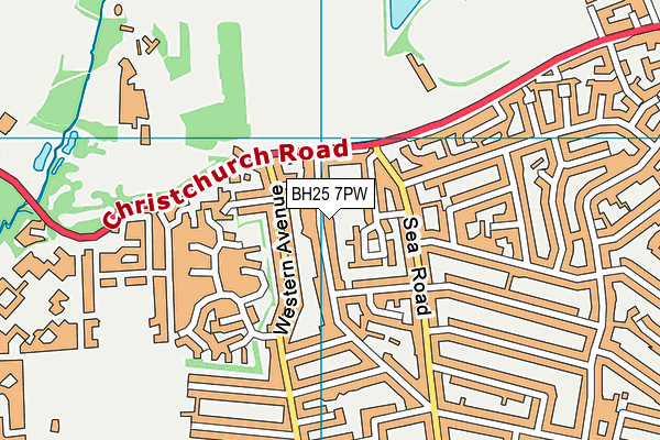 BH25 7PW map - OS VectorMap District (Ordnance Survey) BH25 7PW map - OS VectorMap District (Ordnance Survey)