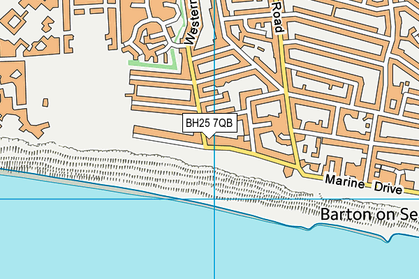 BH25 7QB map - OS VectorMap District (Ordnance Survey) BH25 7QB map - OS VectorMap District (Ordnance Survey)