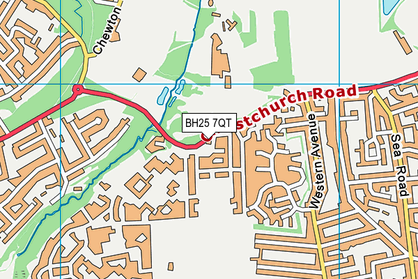 BH25 7QT map - OS VectorMap District (Ordnance Survey) BH25 7QT map - OS VectorMap District (Ordnance Survey)