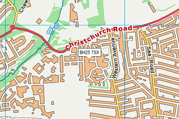 BH25 7SX map - OS VectorMap District (Ordnance Survey) BH25 7SX map - OS VectorMap District (Ordnance Survey)