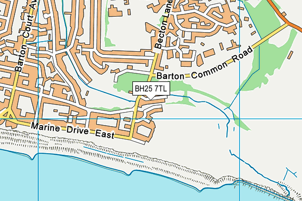 BH25 7TL map - OS VectorMap District (Ordnance Survey) BH25 7TL map - OS VectorMap District (Ordnance Survey)